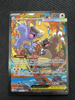 Mega Kangaskhan Ex 182/132 Mega Evolution SIR Mint English Pokemon TCG - Image 1