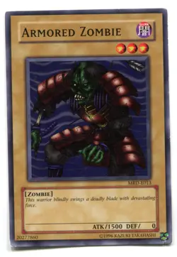 Yu-Gi-Oh! PLAYED/POOR Armored Zombie englisch Common Gepanzerter Zombie - Image 1