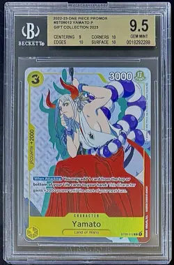 BGS 9.5 One Piece ST09-012 C Yamato - English - Foil - Gift Collection - Graded - Image 1