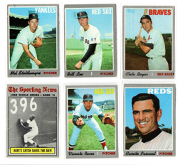 231 CT. LOT 1970 TOPPS VTG. BASEBALL SET CARDS AARON RYAN SEAVER MORGAN BROCK PR - Image 2