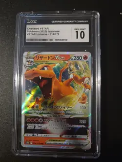 2022 Pokemon Charizard VSTAR Universe Japanese 014/172 CGC-10 - Image 1