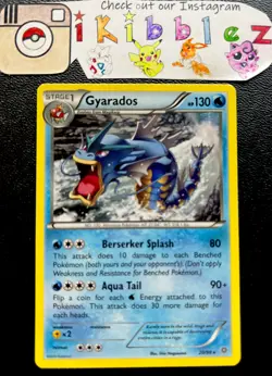 Gyarados 20/98 NM Rare Ancient Origins Pokemon Card. Free Tracked Shipping! - Image 1