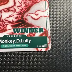 Monkey.D.Luffy (Deck Battle) [Winner] P-061 One Piece Promo Cards Foil English - Image 5