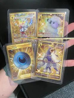 Gold Holos Pokemon Card Collection Lot Full Arts LOT MINT - Image 1