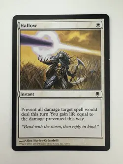 Hallow MTG Magic the Gathering Card LP Lightly Played Darksteel - Image 1