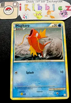 Magikarp 72/123 Non Holo Foil HGSS Pokemon Card. Free Tracked Shipping. LP - Image 1