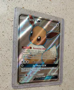 Pokemon TCG Eevee GX SM242 Holo Full Art Promo Card LP Condition - Image 2