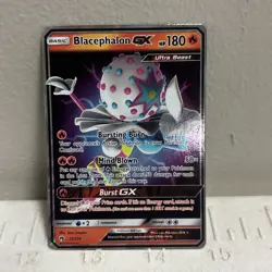 Pokemon TCG Blacephalon GX Ultra Rare SM - Lost Thunder 52/214 NM - Image 1