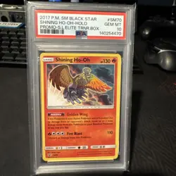 2017 Pokemon Shining Legends Shining Ho-Oh SM70 Holo Promo PSA 10 Gem Mint - Image 1