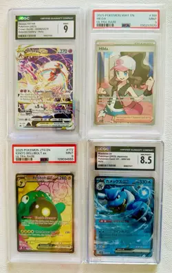 Pokemon Lot of 4 PSA/CGC Slabs: Deoxys, Hilda, Iona’s Bellibolt, Blastoise - Image 1