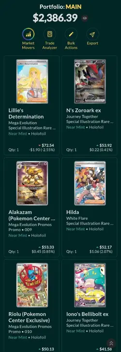 Pokemon TCG Personal Binder Collection Lot - Image 1