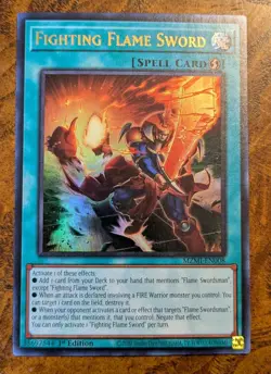 Fighting Flame Sword MZMI-EN008 1st Edition Near Mint Yu-Gi-Oh! - Image 1