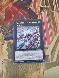 Gold Pride - Chariot Carrie - CYAC-EN088 - Ultra Rare 1ST ED NM Yugioh - Image 1
