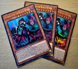 Yu-Gi-Oh! 3x Diabellstar The Black Witch 25LP-EN001 Ultra Rare Emblazoned Stamp - Image 1