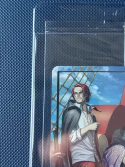SHANKS PSA MAGAZINE EXCLUSIVE ONE PIECE LEADER ALT ART PROMO SEALED - Image 2