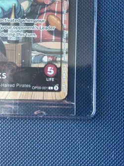 SHANKS PSA MAGAZINE EXCLUSIVE ONE PIECE LEADER ALT ART PROMO SEALED - Image 4