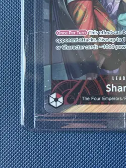 SHANKS PSA MAGAZINE EXCLUSIVE ONE PIECE LEADER ALT ART PROMO SEALED - Image 5
