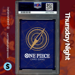 2023 ONE PIECE JPN OFFICIAL EVENT PRIZE TREASURE CUP #ST04-005 QUEEN PSA 10 - Image 2