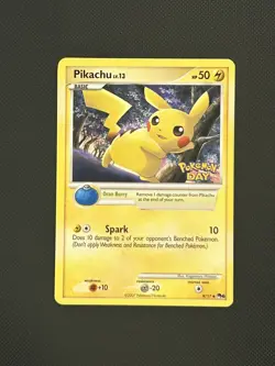 Pokemon Pikachu Pop Series 6 9/17 POKEMON DAY Stamped NICE! 🔥🔥 - Image 1