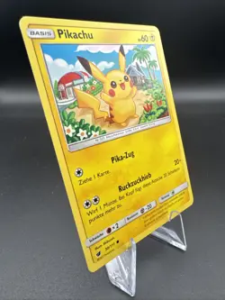 Pikachu 30/111 Common Pokemon TCG Aufziehen der Sturmrote CIN 2017 NM Deutsch - Image 2