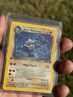 Pokemon TCG Dark Machamp Holo Rare 10/82 1st Edition Team Rocket WOTC LP/NM - Image 1