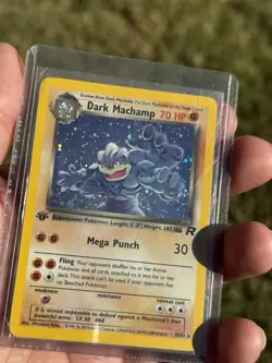 Pokemon TCG Dark Machamp Holo Rare 10/82 1st Edition Team Rocket WOTC LP/NM - Image 2