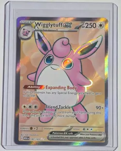 Wigglytuff ex 187/165 Scarlet & Violet 151 Holo Pokemon TCG & Bonus Card - Image 2
