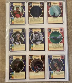 Vintage " DOOMTROOPER " lot of 45 cards ( Gd. Cond. ) Sleeved And Backed Lot 2 - Image 1