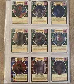 Vintage " DOOMTROOPER " lot of 45 cards ( Gd. Cond. ) Sleeved And Backed Lot 2 - Image 2