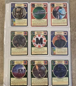 Vintage " DOOMTROOPER " lot of 45 cards ( Gd. Cond. ) Sleeved And Backed Lot 2 - Image 3
