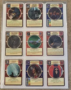 Vintage " DOOMTROOPER " lot of 45 cards ( Gd. Cond. ) Sleeved And Backed Lot 2 - Image 4