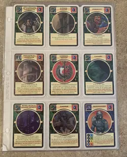Vintage " DOOMTROOPER " lot of 45 cards ( Gd. Cond. ) Sleeved And Backed Lot 2 - Image 5