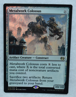 MTG Metalwork Colossus Kaladesh Foil 222 / 264 English Magic the Gathering - Image 1