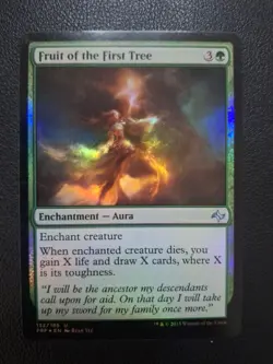 MTG *FOIL* Fate Reforged Uncommon FRUIT OF THE FIRST TREE NM - Image 1
