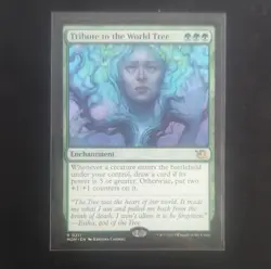 Magic The Gathering Tribute to the World Tree March of the Machine Rar. - Image 1