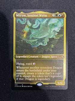 MTG - Miirym, Sentinel Wyrm (Foil Etched) Battle for Baldur's Gate - Image 1