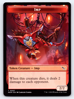 Imp - Token NONFOIL - Murders at Karlov Manor MTG - Image 1