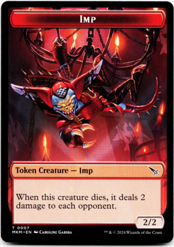 Imp Token [Murders at Karlov Manor] Magic MTG 🔥 - Image 3