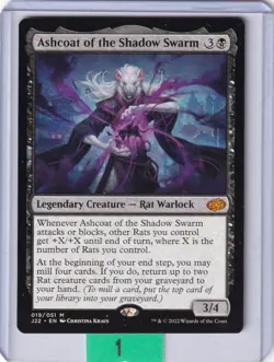 Ashcoat of the Shadow Swarm * Jumpstart 2022 MGT Magic the Gathering - Image 1