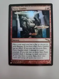 MTG Fiery Gambit Mystery Booster - Mirrodin 090/306 Foil Rare - Image 1