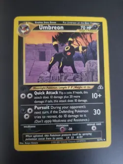 Umbreon 32/75 1st Edition Pokemon Neo Discovery Non-Holo Rare - Image 1