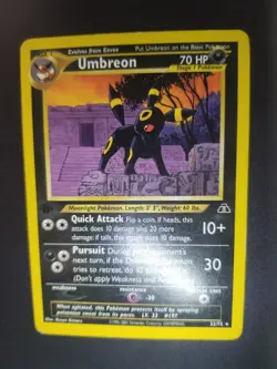 Umbreon 32/75 1st Edition Pokemon Neo Discovery Non-Holo Rare - Image 3