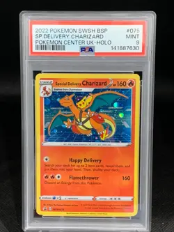 Pokemon 2022 Special Delivery Charizard SWSH075 Promo Holo PSA 9 - Image 1