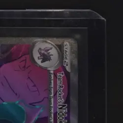 2025 POKEMON DESTINED RIVALS #216/182 TEAM ROCKET'S NIDOKING EX FULL ART - Image 5