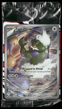 2025 Pokemon Scarlet & Violet Sealed Tornadus #210 Black Star Promo - Image 1