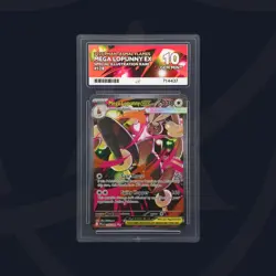 Ace 10 Mega Lopunny Ex SIR - Phantasmal Flames - 128/094 Graded Card Pokemon - Image 2