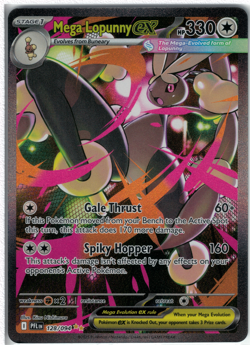 Mega Lopunny Ex - 128/094 - SIR - Phantasmal Flames - Pokemon Card - NM/M - Image 1
