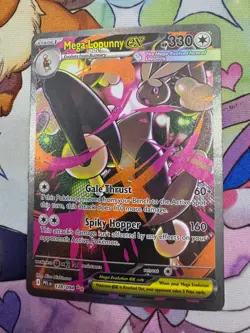 Mega Lopunny ex 128/094 SIR Phantasmal Flames Pokemon Card 2025 NM - Image 1