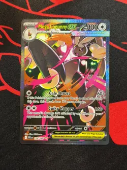 Mega Lopunny ex 128/094 SIR Phantasmal Flames Pokemon Card 2025 NM - Image 1