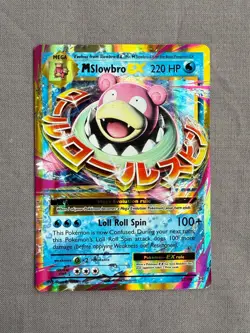 Mega M Slowbro Ex NM Holo Pokemon Card Evolutions 2016 - #27/108 TCG - Image 1